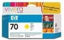 HP 70 Original Tintenpatrone Gelb C9454A für DesignJet SD Pro MFP, Z2100, Z3100, Z3200, Z5200, Z5400 (130 ml) - Bild 1