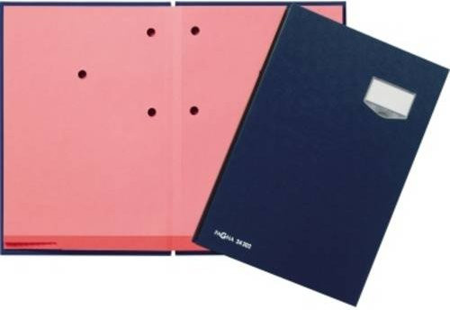 PAGNA Unterschriftenmappe de Luxe A4 mit 20 Fächern in Pink und Blau - Bild 1