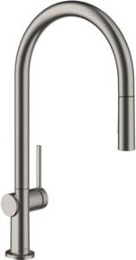 Hansgrohe Spültisch-Einhebelmischer Talis M54 in Mattblack mit Ausziehbrause und 2 Strahlarten - Bild 1