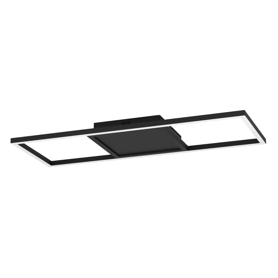 Eglo LED-Deckenleuchte Calagrano-Z Schwarz, dimmbar mit RGBW-Funktion und Fernbedienung, B/T/H: 64 x 24 x 4,5 cm - Bild 2