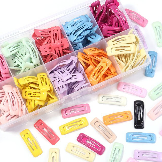 Haar Clips, Bunte Öl Tropfen Candy Farbe, Mädchen - Bild 1