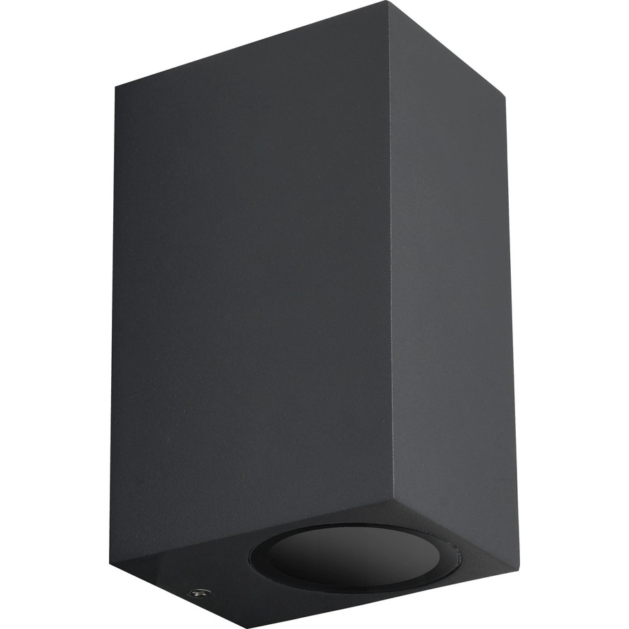 LED-Außenwandleuchte LP1268B1 in Schwarz aus Aluminium mit GU10 Fassung und IP44 Schutzart - Bild 2