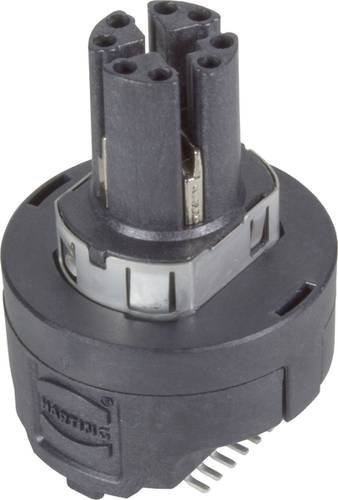 HARTING Leiterplattenadapter 21033812818 Schwarz mit 8 Polen - Bild 1