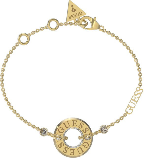 Guess Armband, Edelstahl, Gold, Kristall, Zirkonia, Damen - Bild 1