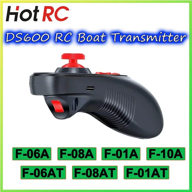 HOTRC DS-600 Sender 6CH 2,4G Fernbedienung, Empfänger - Bild 1