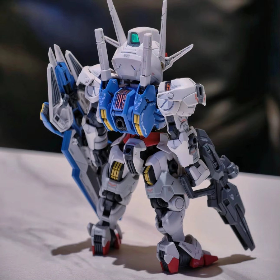 Bandai MGSD XVX-016 Aerial, Modellbausatz, Mecha-Actionfigur, Kunststoff - Bild 6