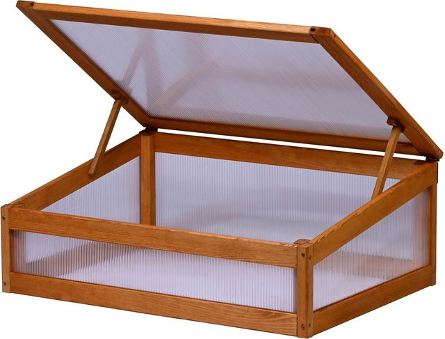Dobar Frühbeetaufsatz Kubus 2.0, Hellbraun, B/T/H: 76 x 56 x 28 cm - Bild 1