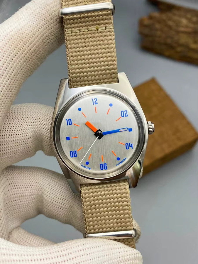 HEIMDALLR Armbanduhr, Handaufzug, Edelstahl, 36 mm, Herren - Bild 6