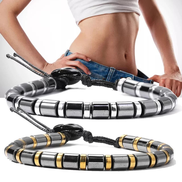 SANSWL Armband, Hämatit, Perlen, Unisex - Bild 1