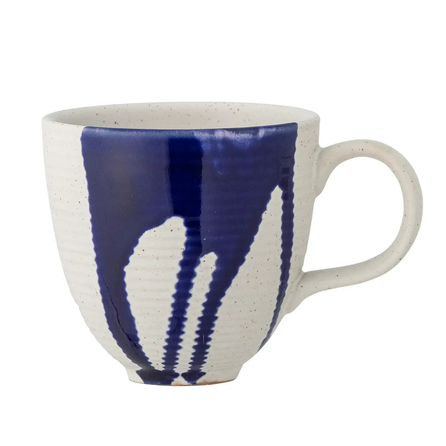 Bloomingville Becher aus Keramik in Blau Okayama - Bild 1