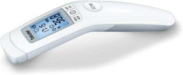 Beurer Infrarot-Stirnthermometer FT 90 in Blau und Weiß - Bild 1
