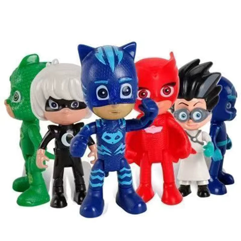 Hot Toys PJ Masks Maskierter Pyjama-Held, 6-teiliges Actionfiguren-Set - Bild 4