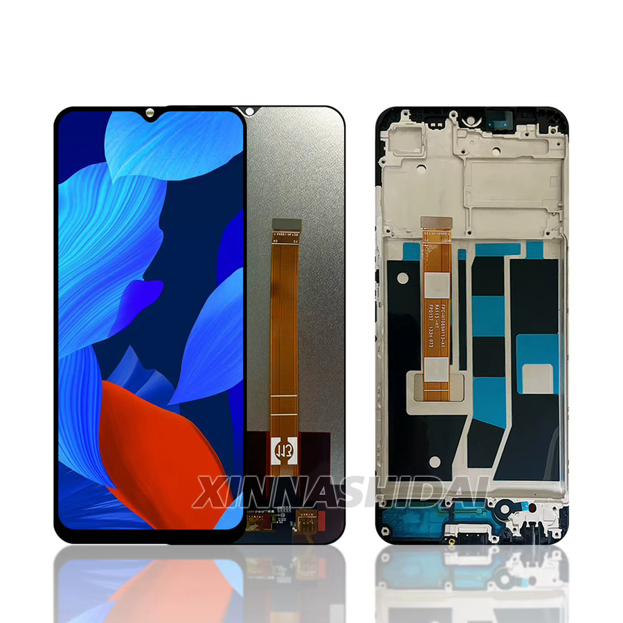OPPO A16 LCD-Display mit Touchscreen und Digitizer-Rahmen-Baugruppe in Schwarz - Bild 2