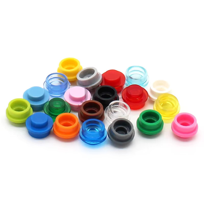 jile MOC Bausteine 4073 Platte rund 1x1, Konstruktionsspielzeug, 250-teiliges Set - Bild 2