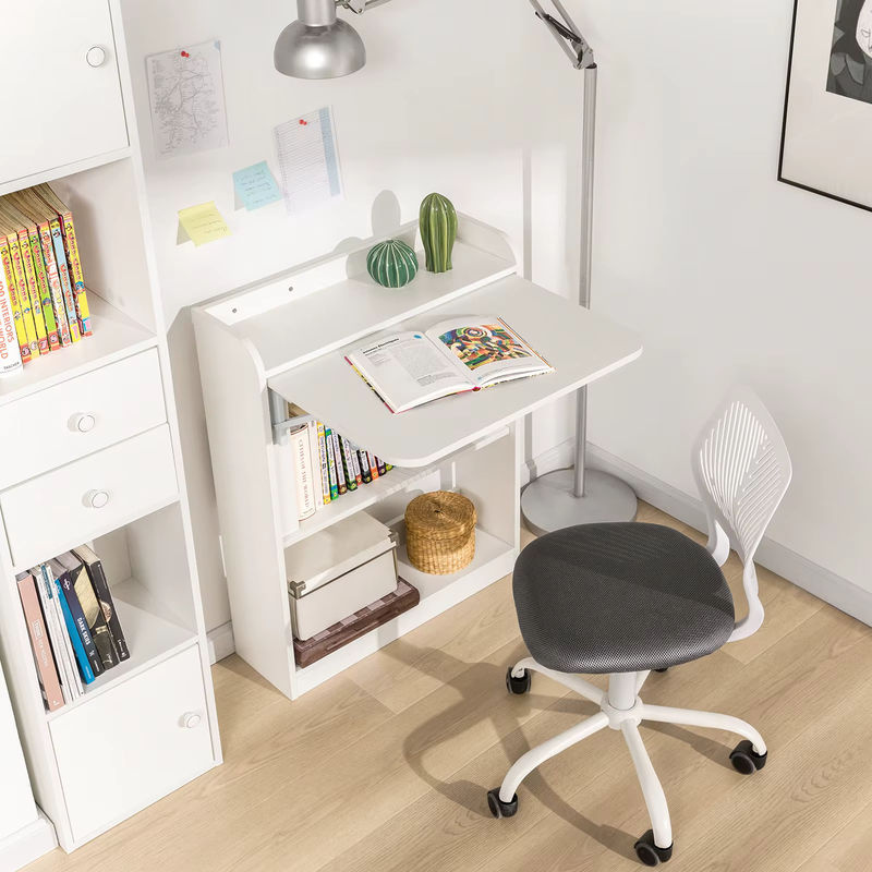 SoBuy FWT92 Klappbarer Schreibtisch als Wandtisch mit Ablagen für dein Homeoffice - Bild 2