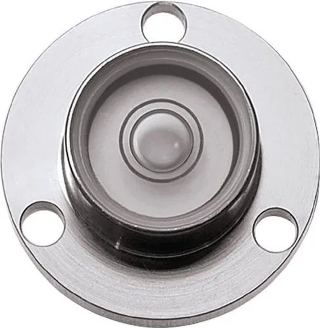 BMI Dosenlibelle Glas Spirituellenmessgerät Silber 25 mm - Bild 1