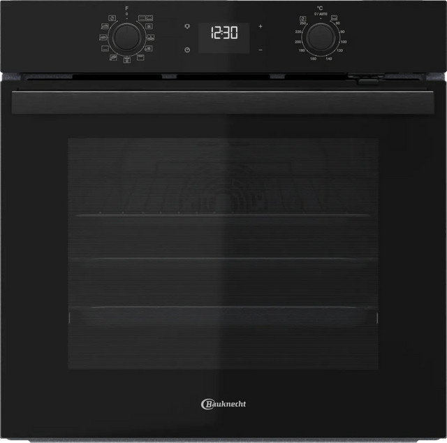 Bauknecht elektrischer Einbaubackofen BBA285HU1K in Schwarz mit Hydrolyse-Selbstreinigungsfunktion und Automatikprogrammen - Bild 1