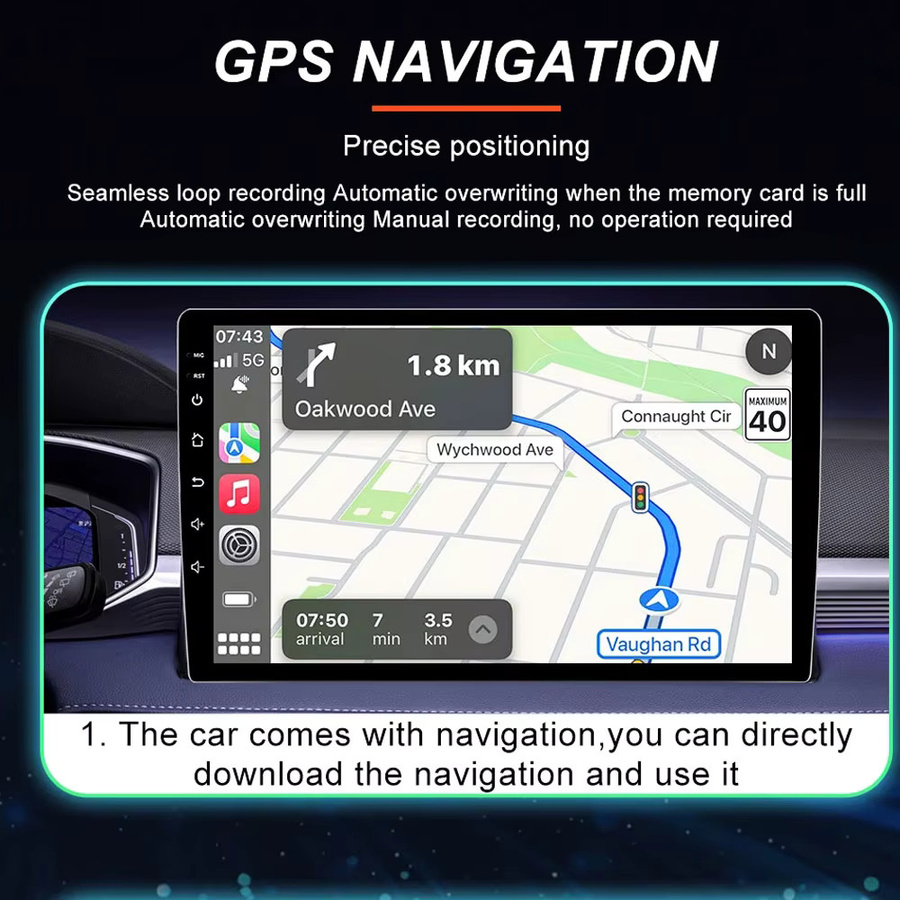 FengShiDa Android 15 Autoradio mit Navigation und 5G WIFI für Peugeot Partner 1 (2002 - 2008) und Partner Herkunft 1 (2008 - 2011), Schwarz - Bild 6