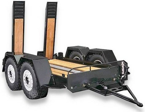 Thicon Models 55050 Baumaschinen-Anhänger im Maßstab 1:14 aus Metall und Holz - Bild 1