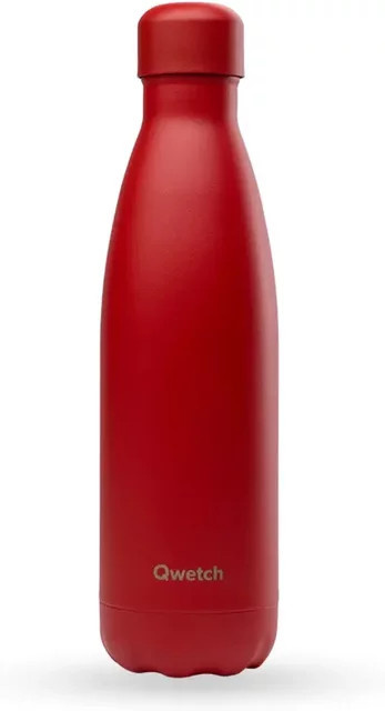 Isolierflasche Qwetch Originals in Rot Matt - Bild 1