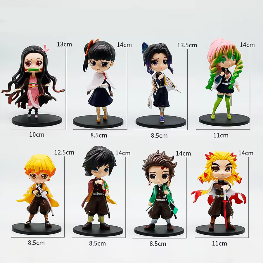 Bandai Demon Slayer Actionfigur, 8-teiliges Set, 13 cm - Bild 3