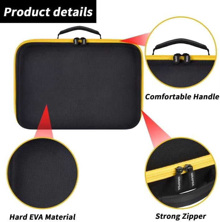 Hartschalenkoffer für AstroAI 20V MAX Reifenfüller JY16P160-18 (C2), schwarze Luftkompressortasche für kabellose Werkzeuge - Bild 4