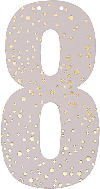 Rico Design Girlanden-Zahl 8 aus Papier, Höhe: 14 cm - Bild 1