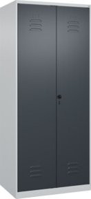 C+P PSA Doppel-Spind Classic PLUS mit 2 Abteilen, Grau/Anthrazit, B/H/T: 80 x 185 x 50 cm - Bild 1