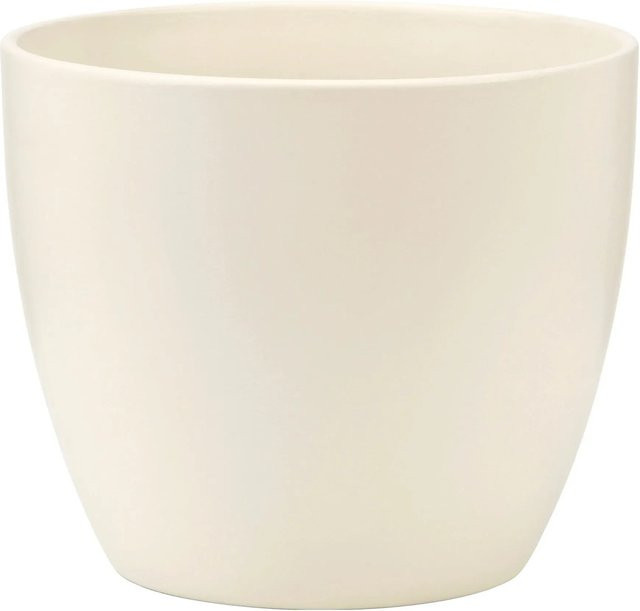 Scheurich Übertopf aus Keramik, rund, Farbe: Beige, Durchmesser: 22 cm - Bild 1