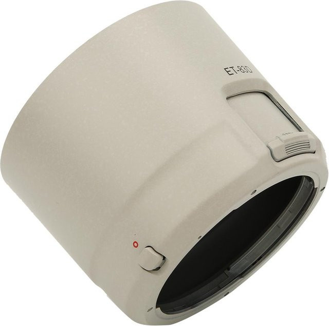 Canon ET-83D Gegenlichtblende aus Kunststoff in Weiß und Grau für Canon EF 100-400mm f 4.5-5.6L IS II USM - Bild 1