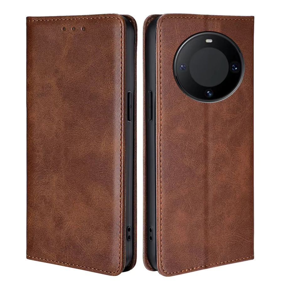 Magnetische Brieftaschen-Hülle für Huawei Mate 60 50 40 30 20 Pro Plus 30 Lite 40E mit Kartenfächern als Flip Cover in Schwarz und Braun - Bild 6