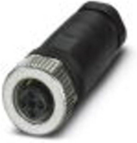 Phoenix Contact Sensor-Aktor-Steckverbinder M12 unkonfektioniert, 4-polig, schwarz - Bild 1