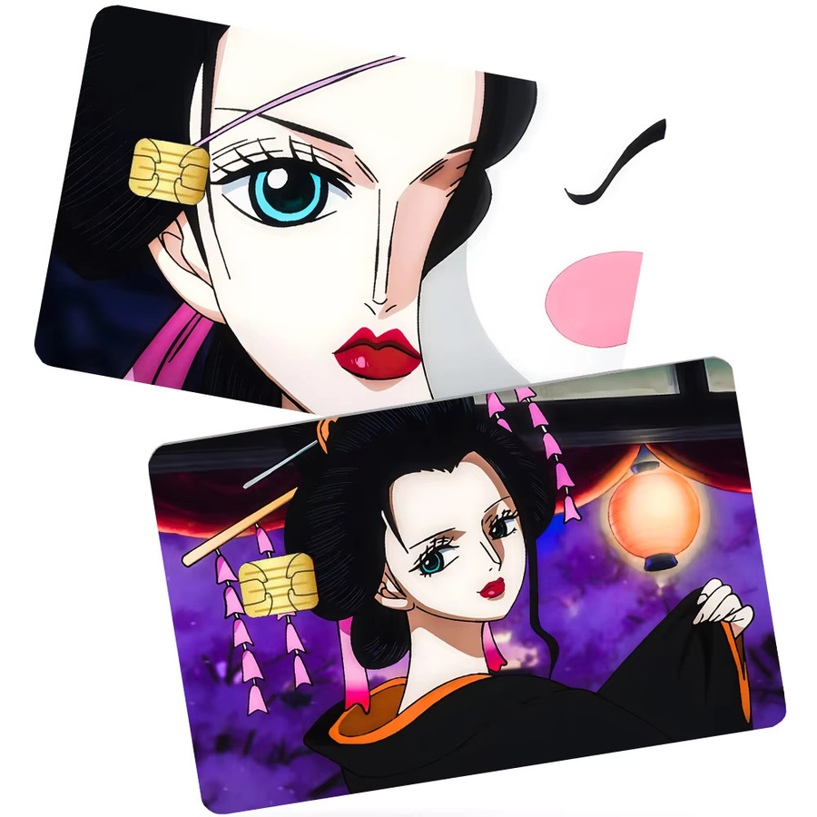O-One Nico Robin Aufkleber Set, 4 Stück PVC Kreditkarten-Schutzfolien in Multicolour - Bild 4