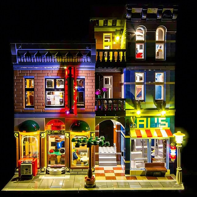 LYBTWF LED-Beleuchtungsset, kompatibel mit Lego 10246 Detective's Office-Bausteinen - Bild 1