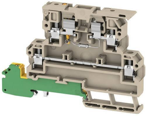 Weidmüller Sicherungsreihenklemme 4mm Schraube Dunkelbeige 50 Stück - Bild 1