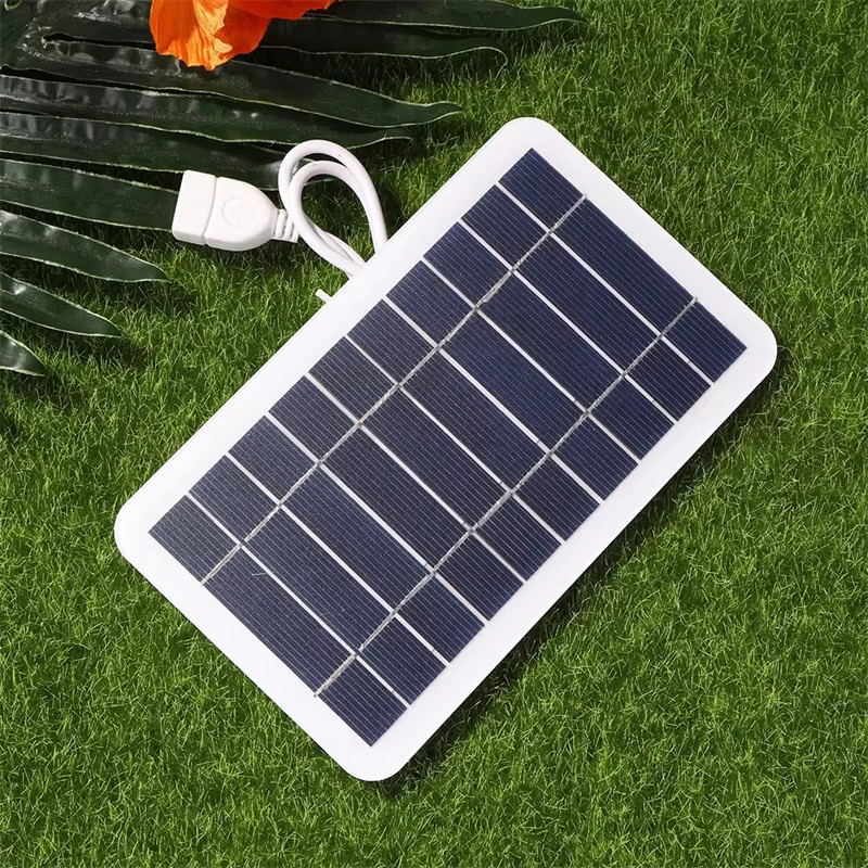 Tragbares 2W Solarpanel mit USB Typ-C Anschluss, flexibles Mini-Solar-Kit für Camping und Wandern, IP65 wasserdicht - Bild 2
