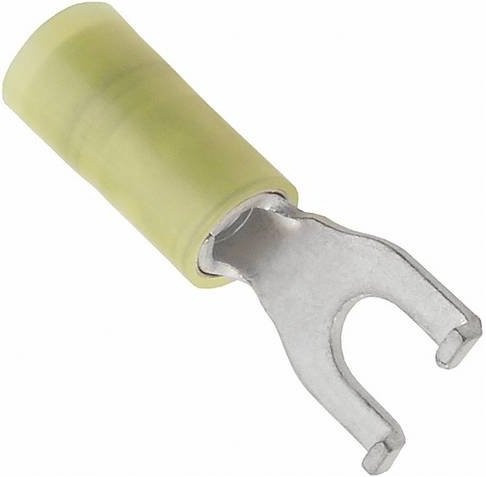 Molex Gabelkabelschuh 191270090 in Silber mit 5mm Loch-Ø - Bild 1