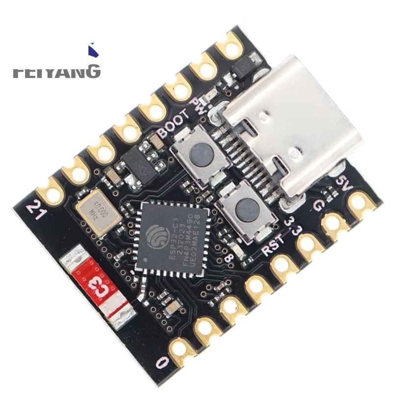ESP32-C3 SuperMini Entwicklungsboard mit WiFi und Bluetooth in Schwarz - Bild 3