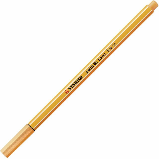 STABILO Point 88 Fineliner in Neonorange mit 0,4 mm Strichstärke - Bild 1