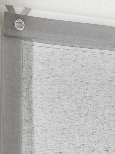 Raffrollo Heine Home in Grau, semi-transparent, 140 x 45 cm - Bild 1