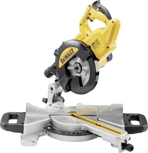 DeWalt DWS773 Elektrogehrungssäge in Gelb mit 1300W und 216mm Sägeblatt - Bild 1