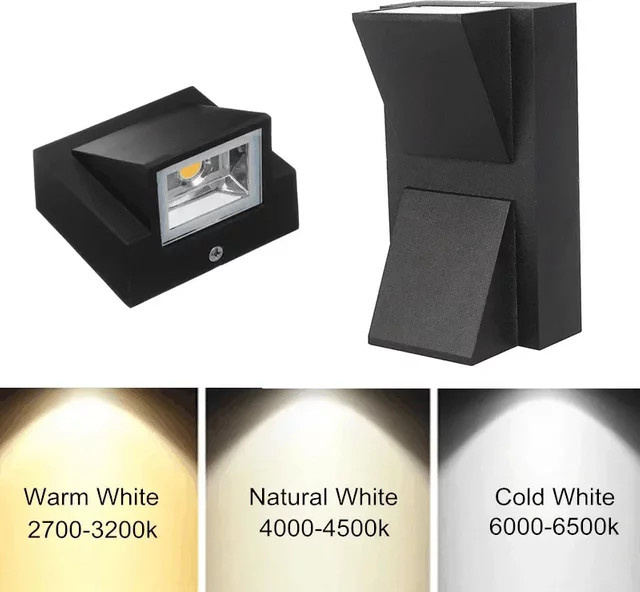 Lyfs Moderne LED-Wandleuchte Schwarz mit Bewegungssensor und Up-Down-Licht für Garten, Terrasse und Balkon - Bild 1
