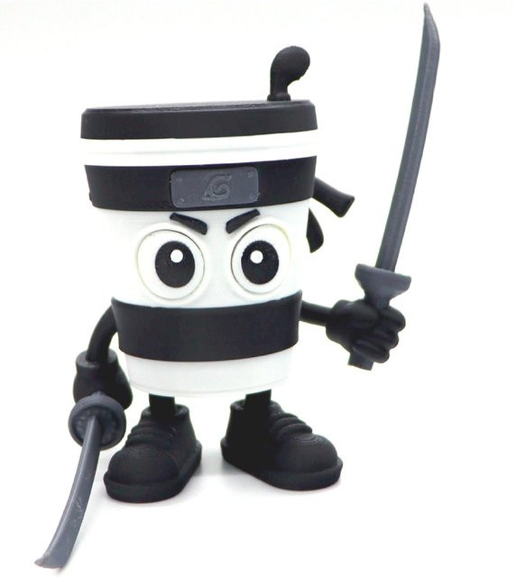 Yiran toy 1 3D Frosch Tralalero Tralalas Cappuccino Puppe, Actionfigur, ab 14 Jahren - Bild 1