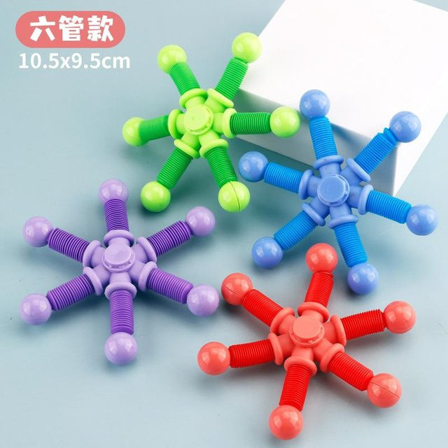 Linyi toy Fidget Spinner Pop Röhre, Sensorisch Spielzeug, 1 Stück - Bild 1