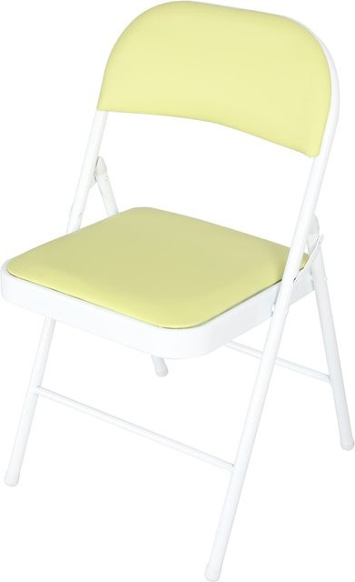 HTI-Living Klappstuhl aus Kunstleder in Weiß mit modernem Design - Bild 1