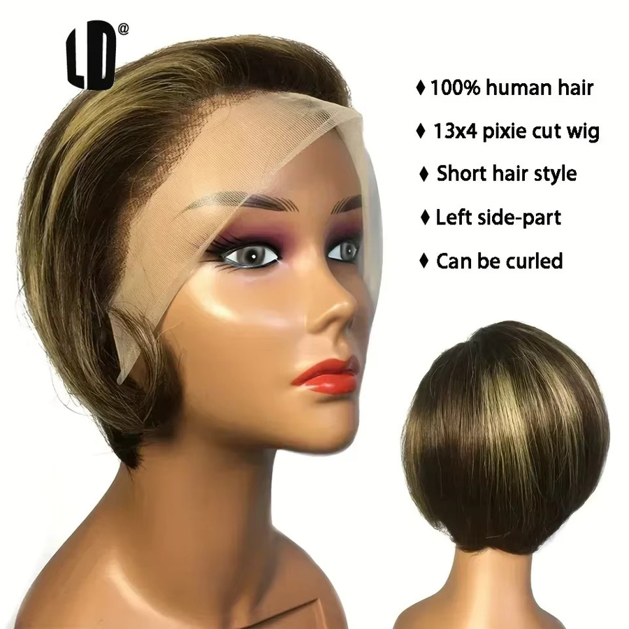 Lolely Dream Perücke, brasilianisches Echthaar, Pixie-Schnitt, Damen - Bild 4