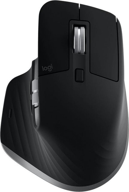 Logitech MX Master 3S for Mac kabellose Bluetooth-Maus in Schwarz - Bild 1