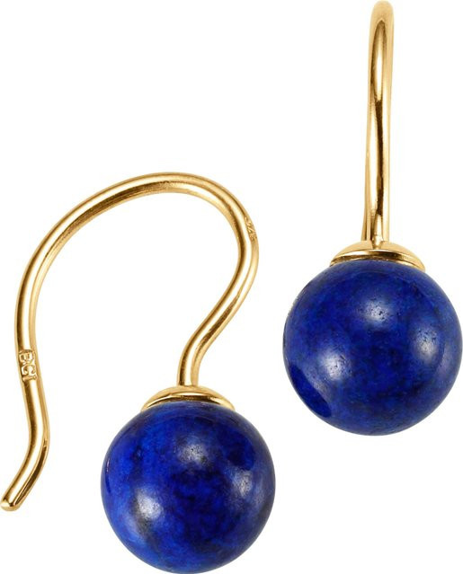 Ohrhaken 375 Gold, Lapis Lazuli, Unisex - Bild 1