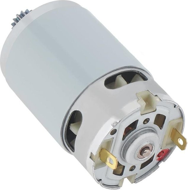 Topfactory RS550 DC Micro Getriebemotor mit 14 Zähnen, 21V, 28000RPM, Farbe: Silber - Bild 1
