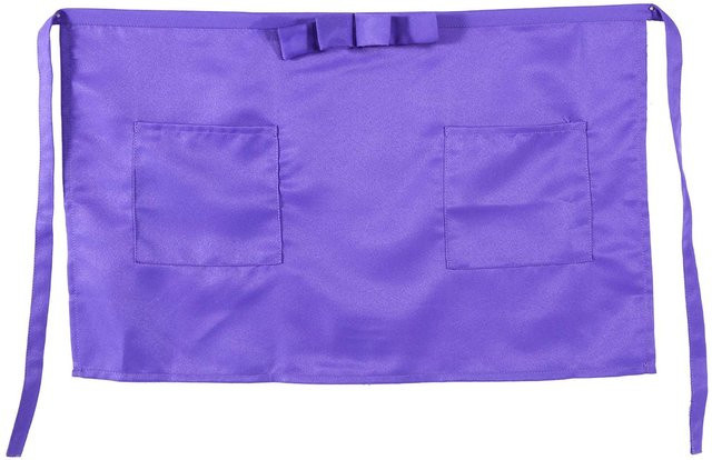 CosyHome Kurze Taillenschürze Unisex für Damen und Herren in Lila - Bild 1